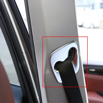 

Silver ABS Chrome Front Safety Belt Protection Box For BMW x3 F25 2011-2017