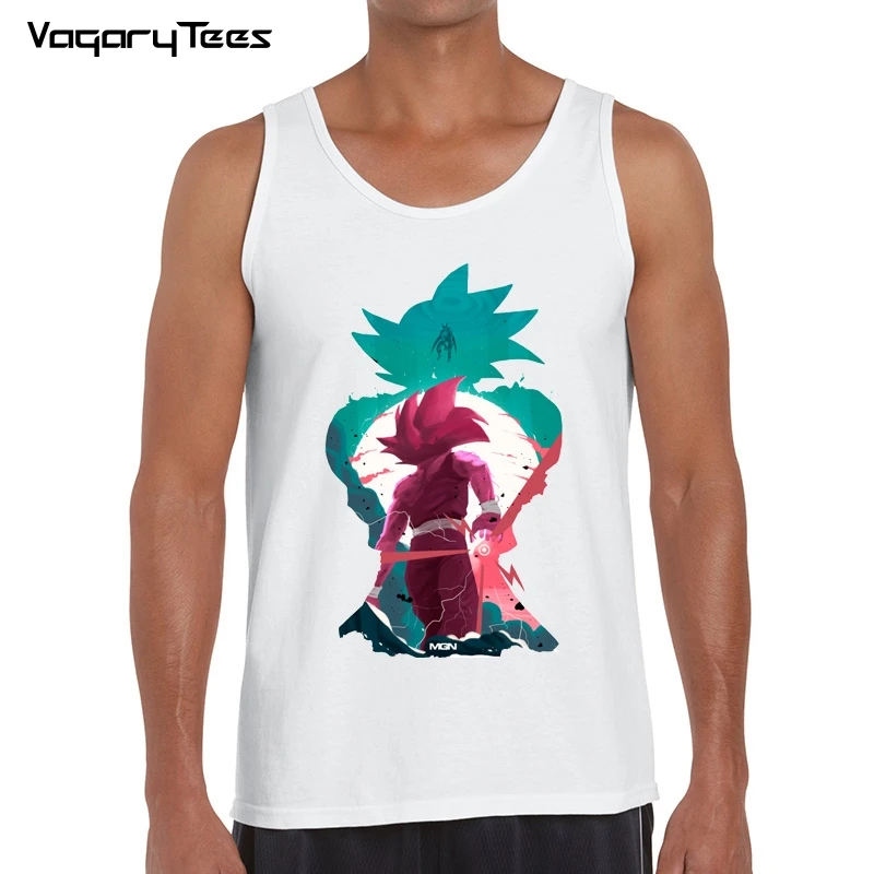 

Anime Wrecking Dragon Ball Z Resurrection Freeza Adult Men's Tank top comfortable Vest Goku vs Frieza/Gohan vs Cell Tops