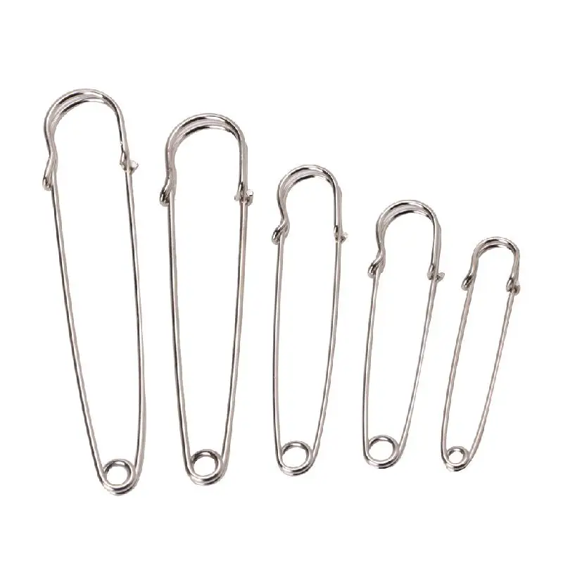 $0.57 5 PCS Large Metal Safety Pin--Big and Strong Enough to Hold Heavy-Materials Like Canvas, Leather, Upholstery #X109Q#