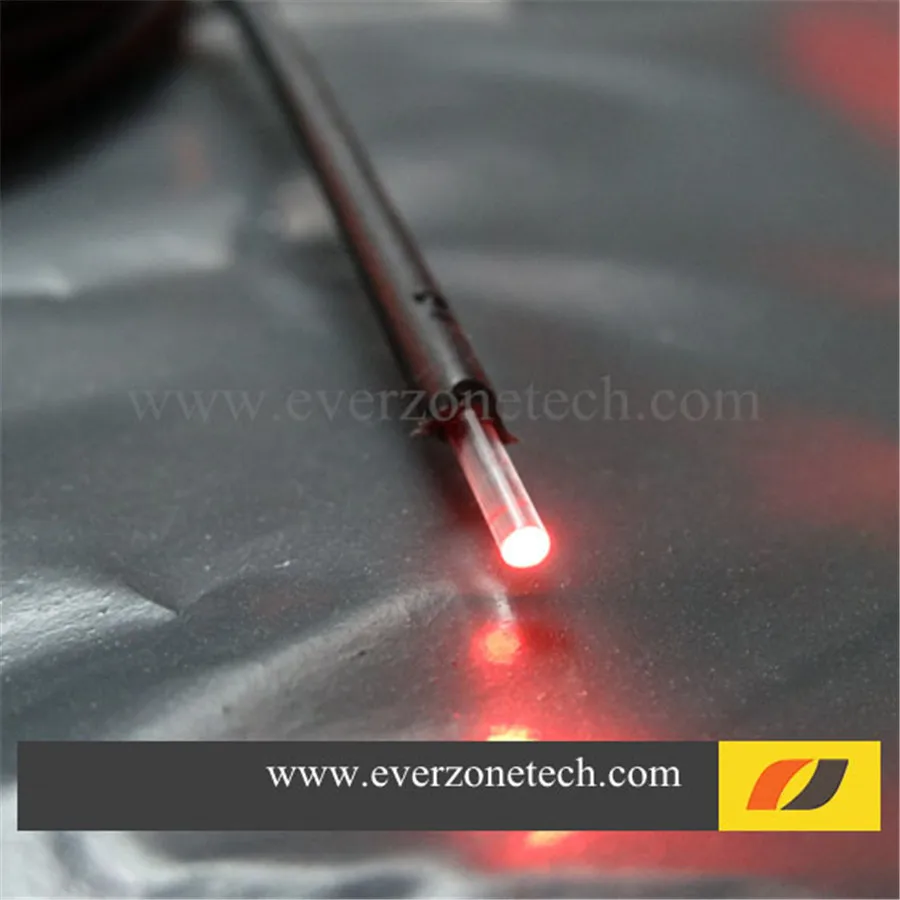 End Glow Fiber Optics Fiber Optic Lights Pvc End Glow Light Black Optic Fiber Optic