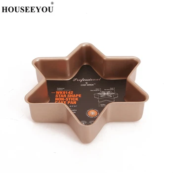 

Star Shape Non-Stick Cake Pan Baking Dish Cake Bread Mold Chips Cook DIY Kitchen Accessories Bakeware