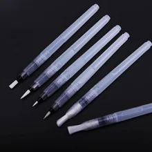 6 шт./партия, большая емкость, водяная краска, набор кистей для самоувлажнения, ручка, каллиграфия, рисование, художественные принадлежности