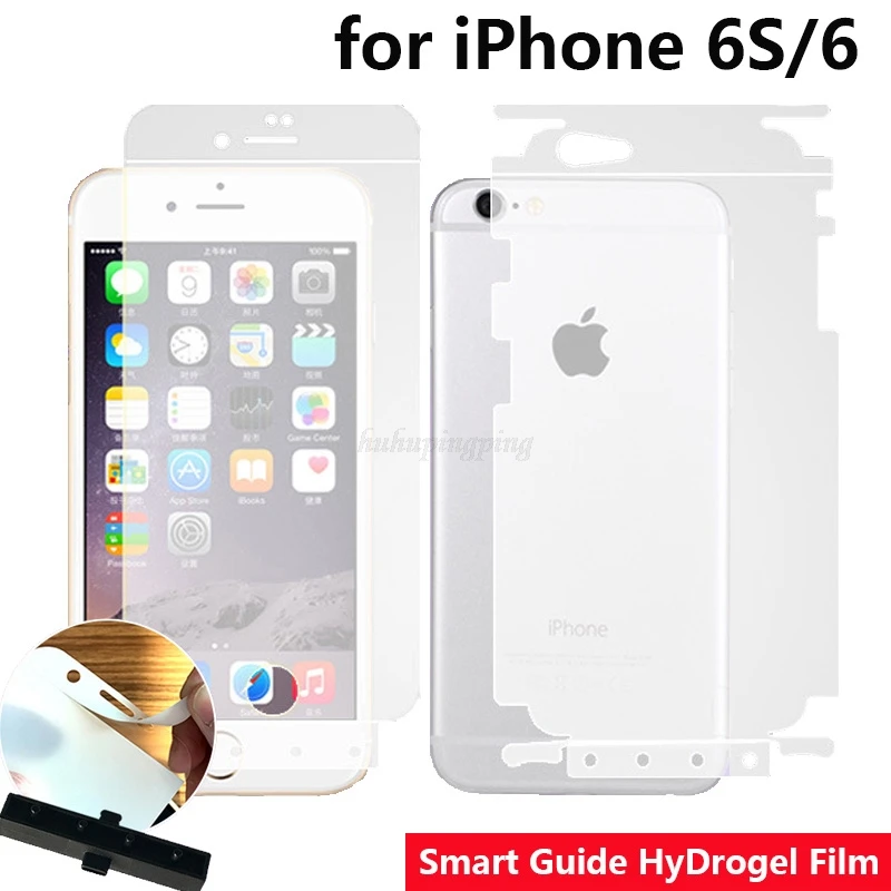 

New Soft 4D Full Body Protection Smart Assist Hydrogel Film for iPhone 6S/6 4.7" Anti-Scratch AUTO Fixed Screen Protector