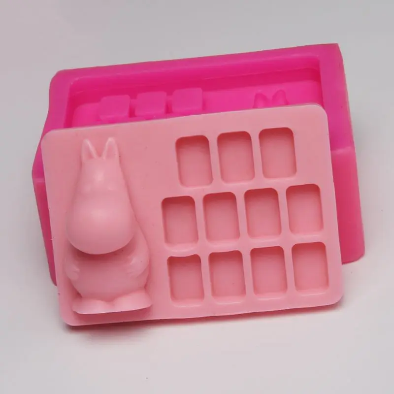 

Luyou Luyou 3D Animal Chocolate Silicone Mold Fondant Molds Hippo Cake Tools Cake Bakeware Cupcake Mold FM1307