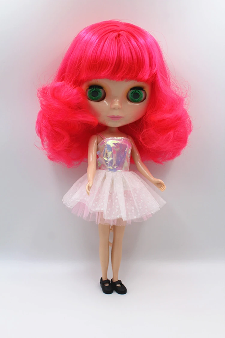 blythe doll pink hair
