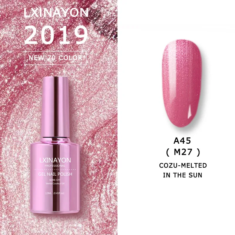 LXINAYON هلام مسمار البولندية هلام الورنيش شبه Permanant opies نقع قبالة Gelpolish مسمار الفن تصميم تدريم UV هلام دهان الأظافر Lacque