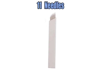 

2017 High quality Permanent Makeup Eyebrow Tattoo Blades 11 Needles for Manual Eyebrow Tattoo Pen 50pcs lot Free Shipping