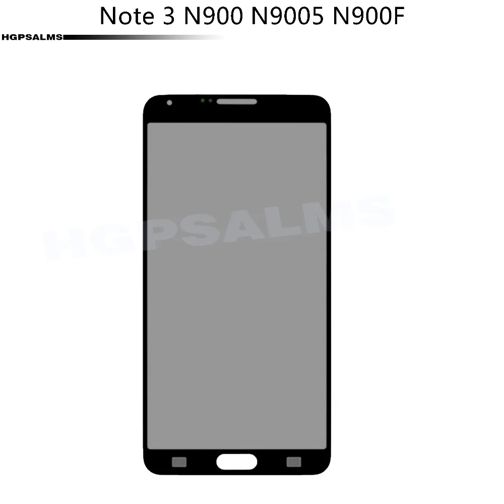 SAM234 For Samsung Galaxy Note 3 N900 N9005 N900F Front Screen Outer Glass Lens Touch Screen Outer Cover Panel Len(2)