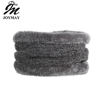 

jOYMAY Winter Warm Collar Neck Gaiter Soft Knitting Scarf Coldproof Warmer Face Mask for Outdoor Sports Hiking Scarves WM107-S