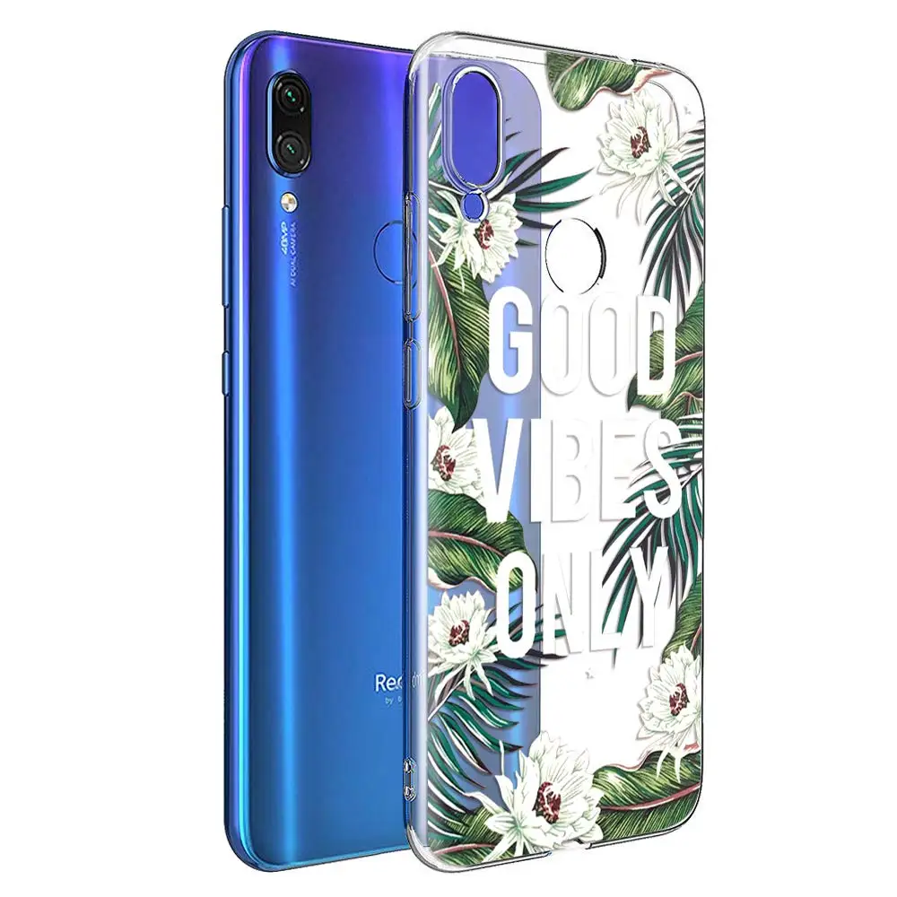 Redmi Note 7 Ultra Thin Slim Soft TPU Case Cover on sfor Xiaomi Redmi 7 4X S2 4A 6A Note 5 Plus 6 Silicon Patterned Phone Coque  (1)