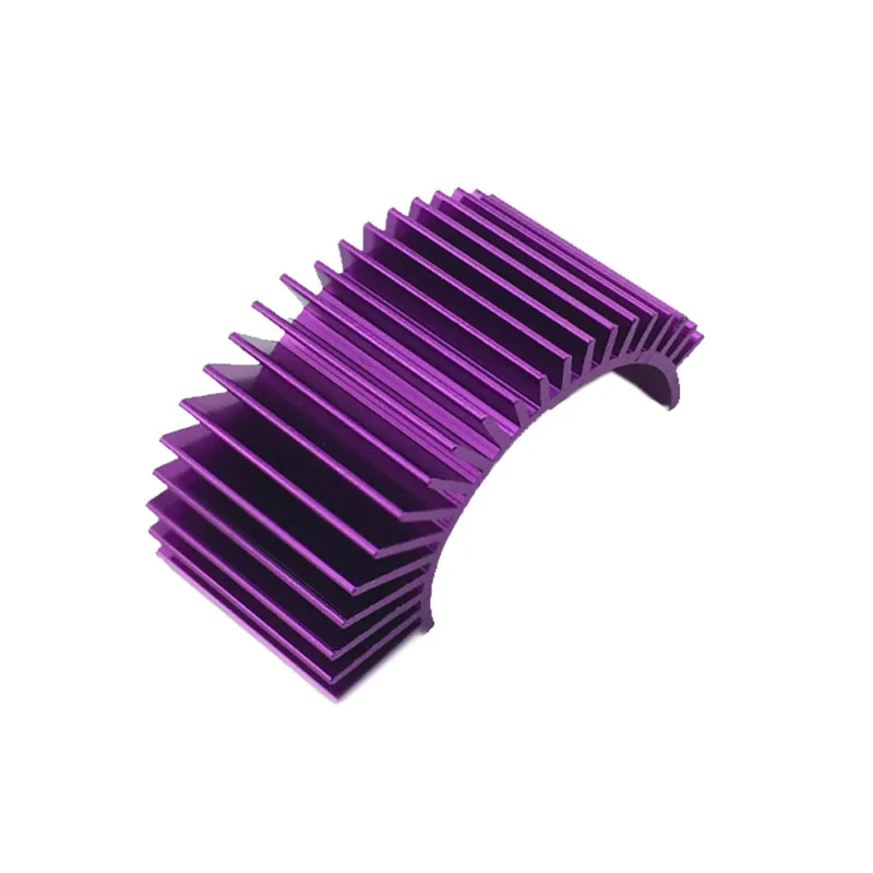 Aluminum 540 550 Motor Heat Sink heatsink for 1 10 Tamiya HPI HSP Car Truck purple