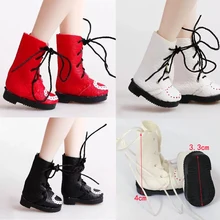 PU Leather Doll Boots For blyth Doll shoes 3 3cm suitable for blyth 1 6 doll