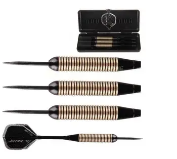 

D186 28g brass body Tip steel Darts Needle aluminium Dart Shafts black Dart Flights Dardos Throwing Toy