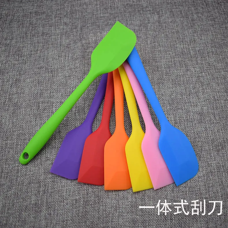 

21.3*4.1cm Kitchen silicone butter cake spatula mixing batter scraper brush butter mixer baking tool kitchenware bakeware