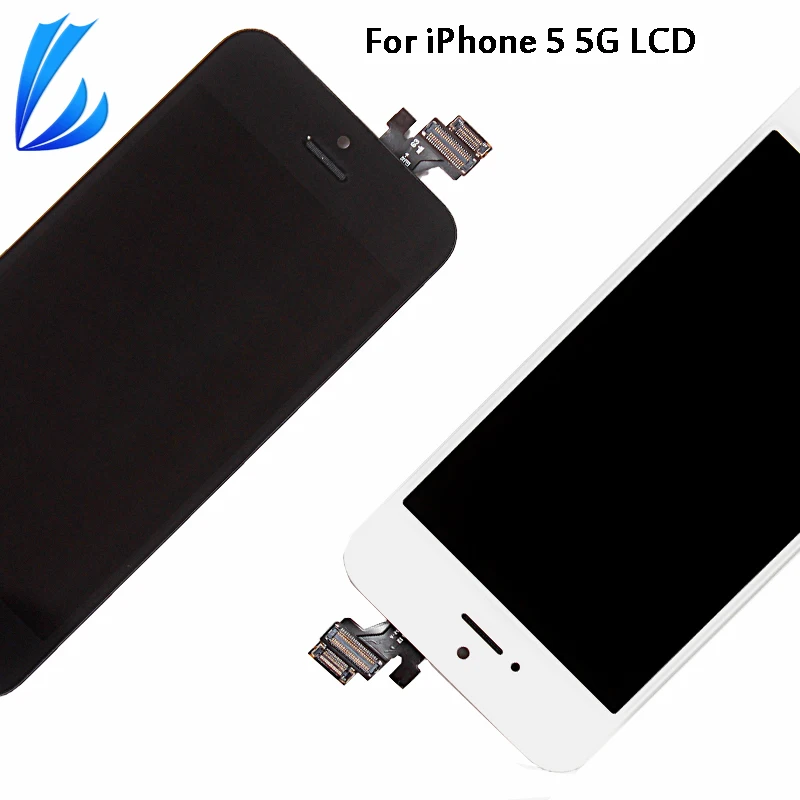 

LL TRADER Quality AAA Touch For iPhone 5 Screen LCD Display 5g Mobile Phone Replacement No Dead Pixel Digitizer Assembly+Tools