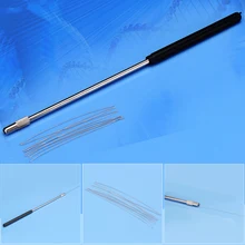 Tige d'inoculation + 10 anneau d'inoculation cuivre microbiologie Inoculation tige d'inoculation poignée boucle avec 10 aiguilles en fil de Nichrome