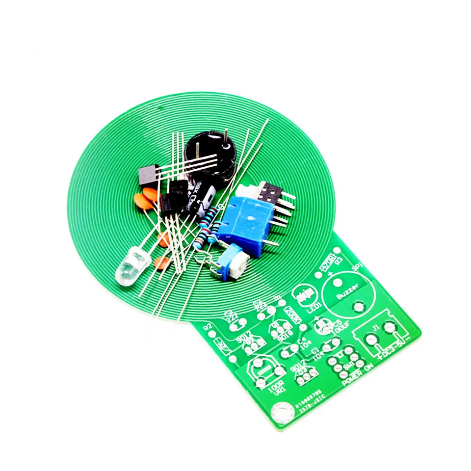 

IS DIY Kit Metal Detector Kit Electronic Kit DC 3V-5V 60mm Non-contact Sensor Board Module DIY Electronic Part Metal Detector