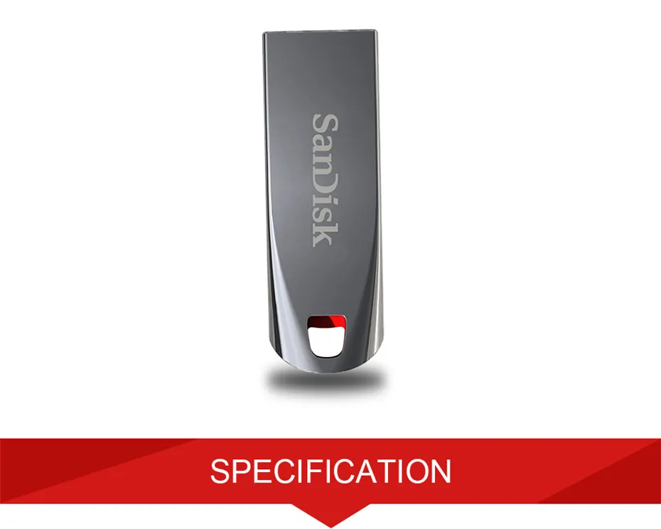 SanDisk CZ71 USB флеш-накопитель 16 ГБ 32 ГБ 64 Гб металлический Флешка 64 Гб cle usb ключ флеш-накопитель ручка-накопитель usb флешка Бесплатная доставка