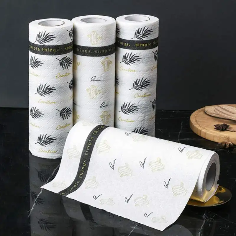 

Nordic Reusable Oil-absorbing Cleaning Towel Kitchen Dish Paper Towel Household Cleaning Cloth Kitchen Towel Household Tool