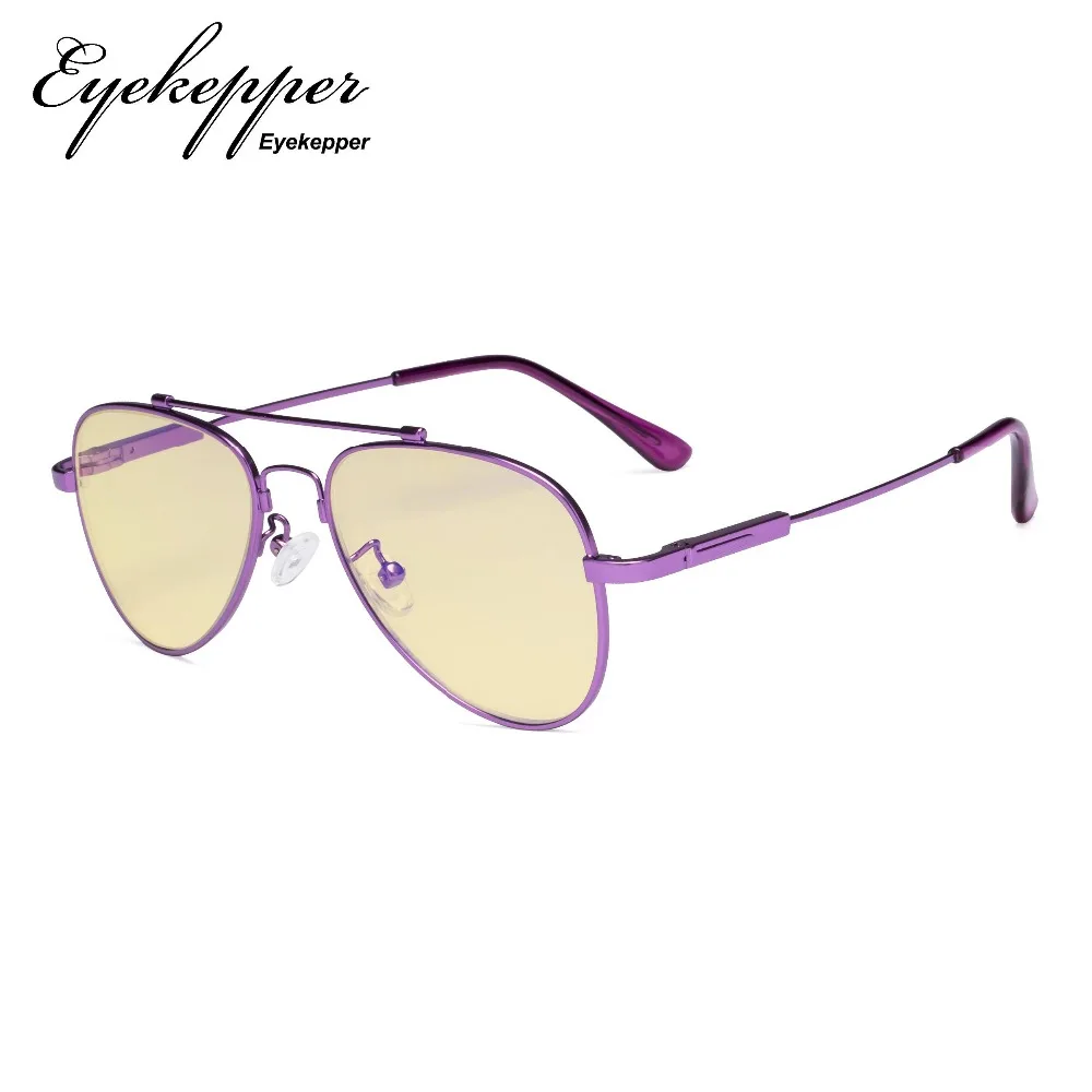 TMK1805 Eyekepper компьютерные очки для детей Anti Blue Light Eyeglasses Pilot style оправа с эффектом