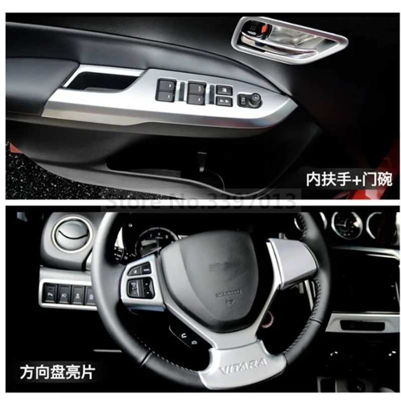 Наклейки для стайлинга автомобилей, ABS декоративные аксессуары, модифицированные 1-19 шт/наборы аксессуаров для Suzuki Vitara LHD
