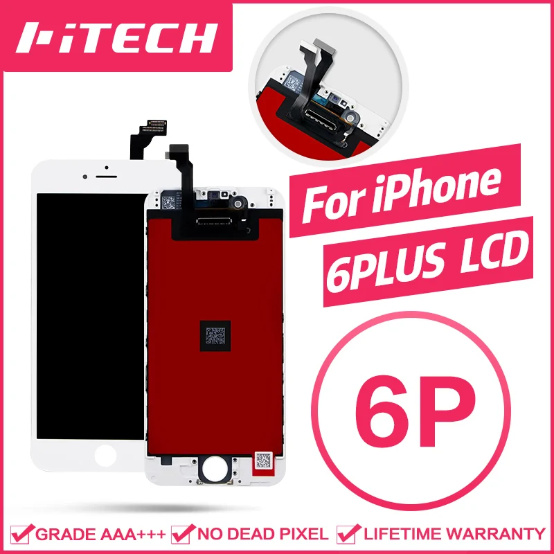 

Grade AAA+++ 5PCS/LOT For iPhone 6 Plus LCD 5.5 Inch Screen With Touch Digitizer Assembly 100% Brand New Free Shipping