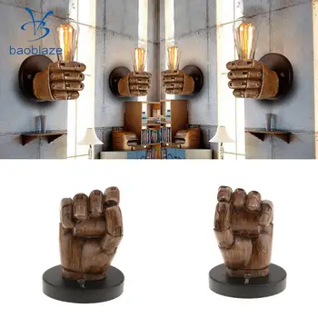 

Vintage Fist Resin Wall Lights Aisle/Balcony light Retro Wall Lamp Light Decor