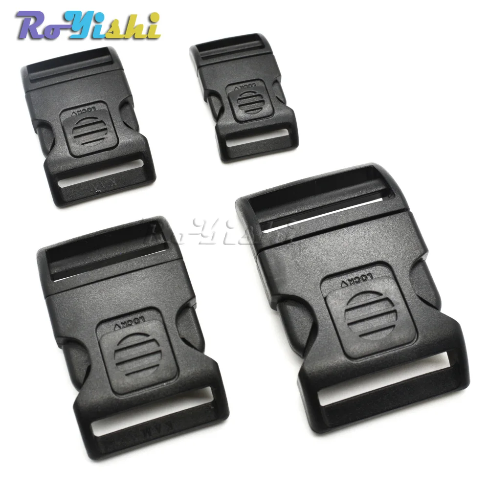 

Plastic Self-locking & Arched Switch Buckle for Backpack Straps Camping Bags
