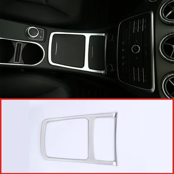 

Carbon Fiber ABS Central Control Storage Box Frame Trim For Mercedes Benz CLA GLA A Class W117 C117 W176 2013-18 Car Accessories