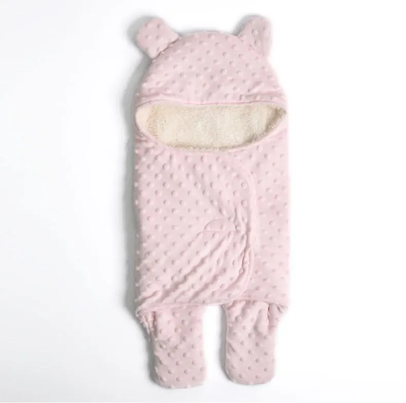 Одеяло для новорожденных Bebe утепленное хлопковое вязаное одеяло s зимнее детское мягкое теплое Пеленальное Одеяло s для постельные принадлежности для новорожденных