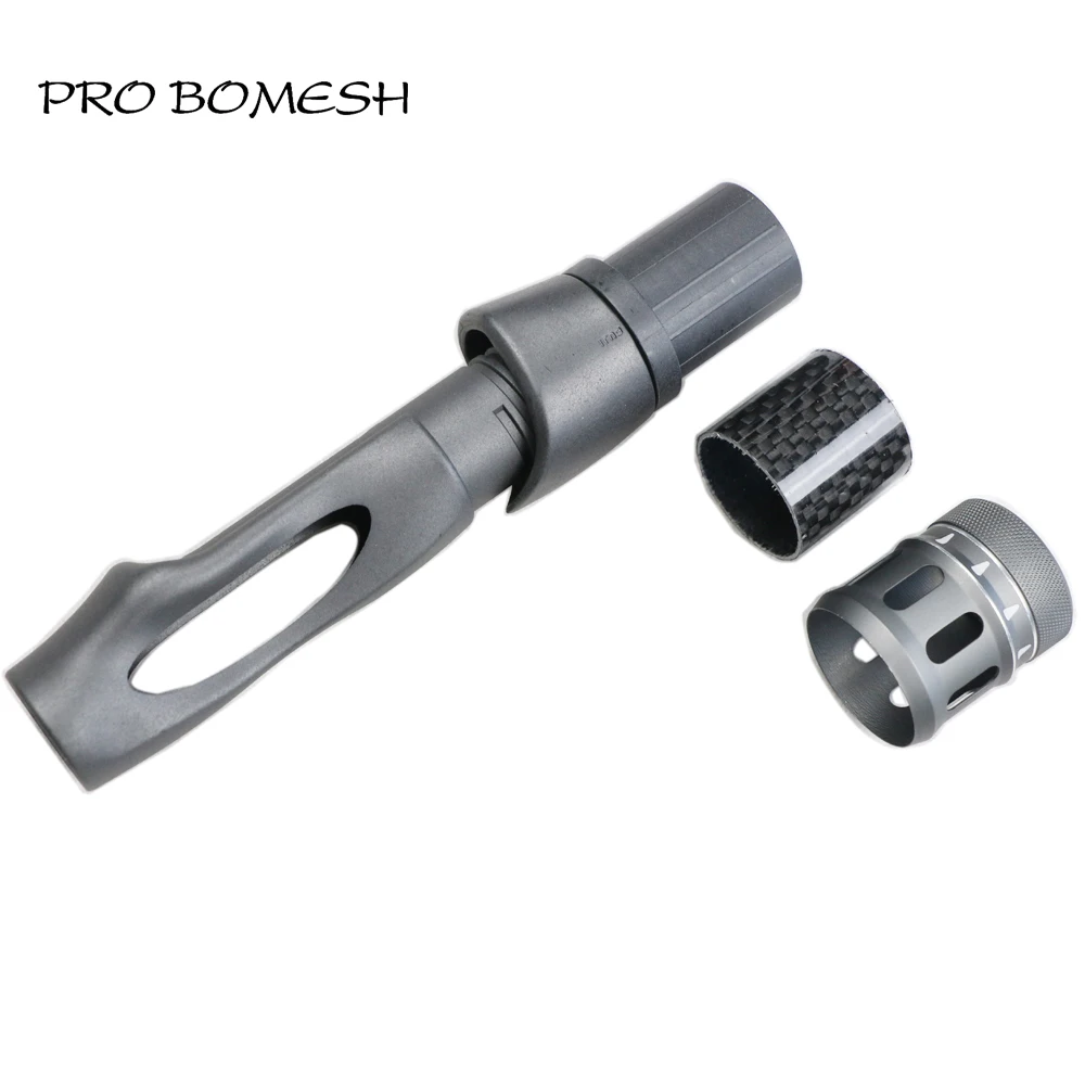 

Pro Bomesh 1Set Fuji TVS 16# Carbon Casting Reel Seat SetAluminum Locking Nut+3K DIY Rod Building Component Repair Accessory
