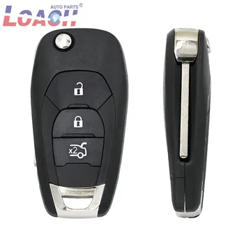 

New Replacement 3 Button Folding Flip Remote Car Key Shell Case Housing for Chevrolet Aveo Cruze 2014 2015 2016 2017 Uncut Blade