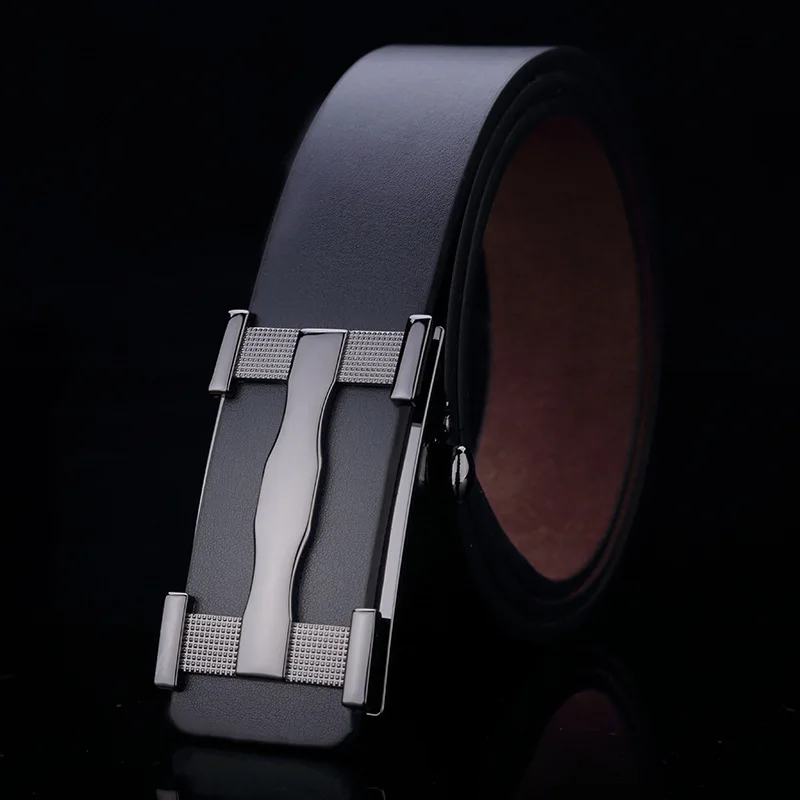 2016 New Arrival High end Automatic Buckle H Belt Mens Genuine Leather