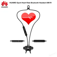 Оригинальные спортивные bluetooth-наушники huawei AM-R1 с функцией сердечного ритма, AptX арматура IPX5, водонепроницаемые беспроводные наушники с микрофоном для Android IOS