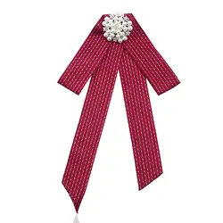 Сладкие рубашка ткань Ткань галстук-бабочка мода diamond pearl точка бабочкой Для женщин Интимные аксессуары Для мужчин галстук вечерние duftgold