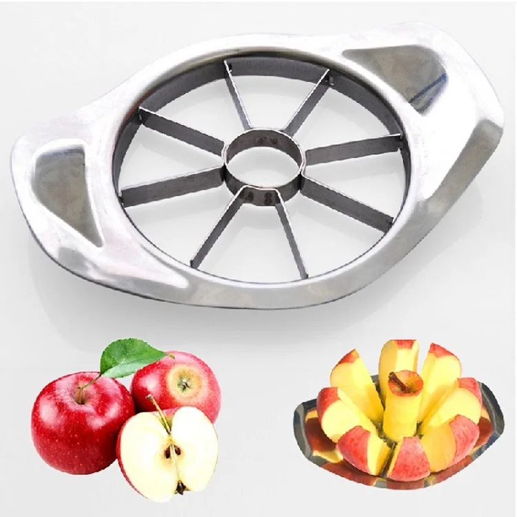 

1PC Kitchen Gadgets Stainless Steel Apple Cutter Slicer Vegetable Fruit Kitchen TTools Apple Easy Cut Slicer Cutter QA 063