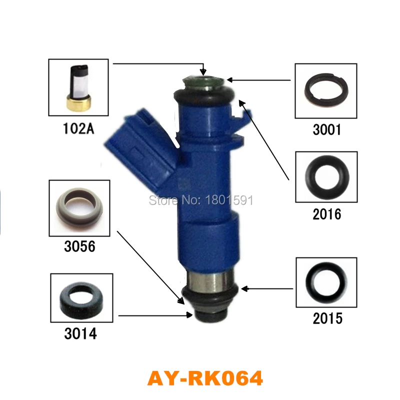 6 kits Fuel injector repair kits for Acura Honda Civic RDX Integra RSX K20 K24 B16 B18