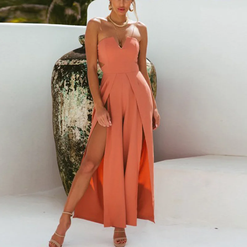 black pink jumpsuit