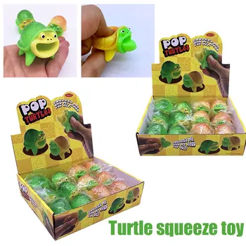 

Sticking Tongue Toy Turtle Squeezing Toy Turtle Prank Toy Multicolor Party Relax Stress Reduction Realistic Gift Creative Toy