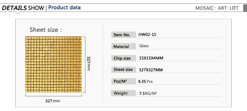 No fade color mosaic,material golden color mosaic,Texture glass mosaic (1)