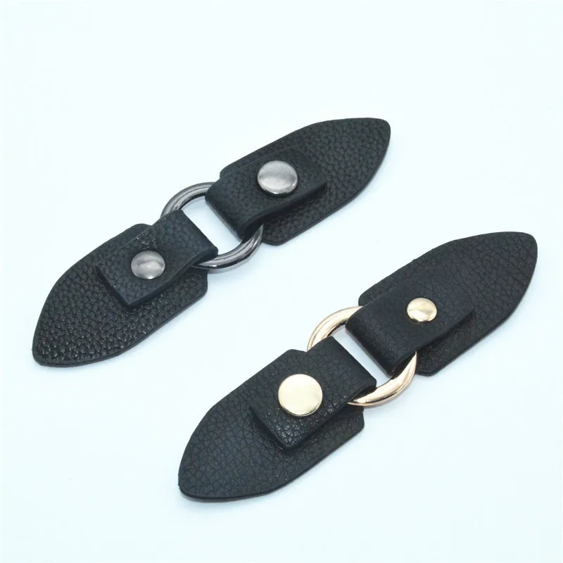 

Multi-purpose Snap Button Buckles Faux Leather Tab Closure Adjustable Metallic Buckles for Handbags Repairing Sewing Materials