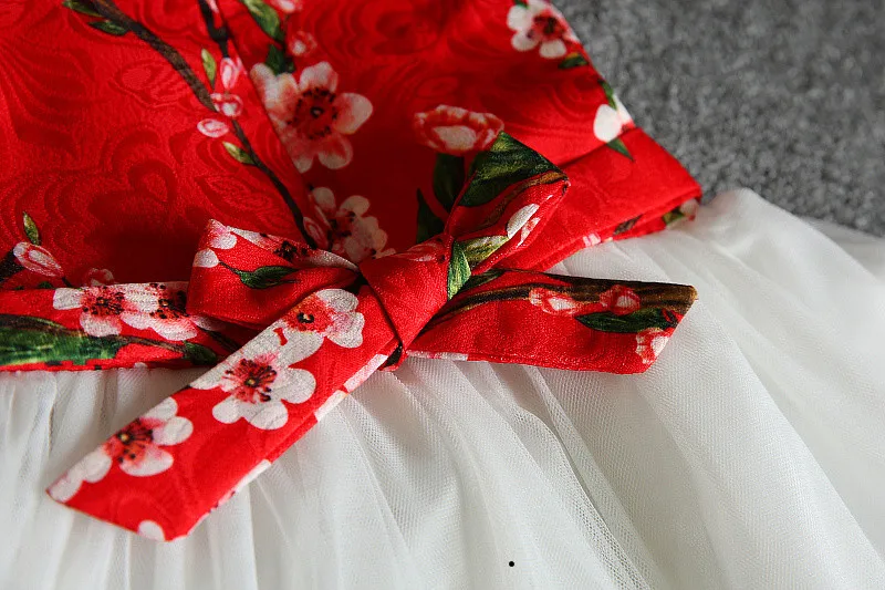 Bosudhsou/YL-4 детское узкое платье с короткими рукавами и павлином для девочек детская одежда Cheongsam китайское платье Ципао вышитая бальное платье