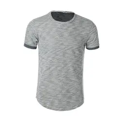 SHUJIN 2019 мужские летние футболки топы мужские с коротким рукавом и круглым вырезом хлопковые топы футболки повседневные облегающие футболки