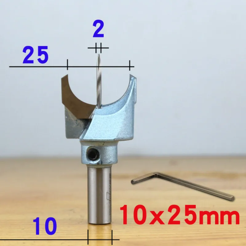 10 мм хвостовик фрезы Фрезы Будда бусины шариковый нож Деревообрабатывающие инструменты деревянные бусины дрель Fresas Para CNC - Длина режущей кромки: 10mm x 25mm