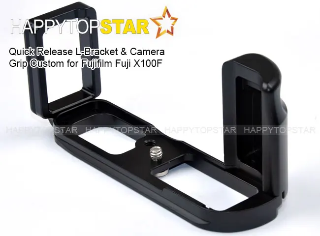 L Vertical Quick Release Plate Camera Holder Bracket Hand Mount Grip For FUJIFILM FUJI X-100F X100F Arca Swiss RRS kirk Markins