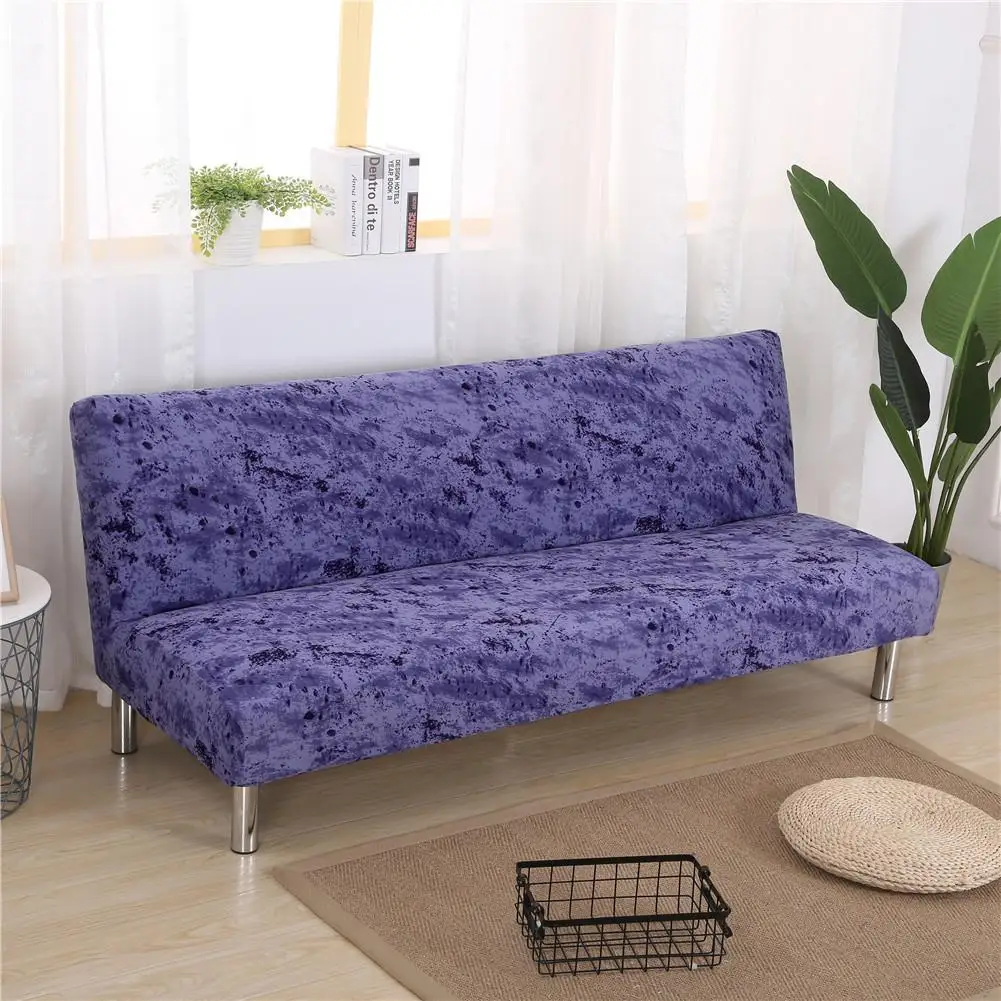 Best Splash Ink Stretch Sofa Towel Tight Wrap All inclusive Slip resistant Elastic Sofa Bed Cover without Armrest Folding Sofa Cover