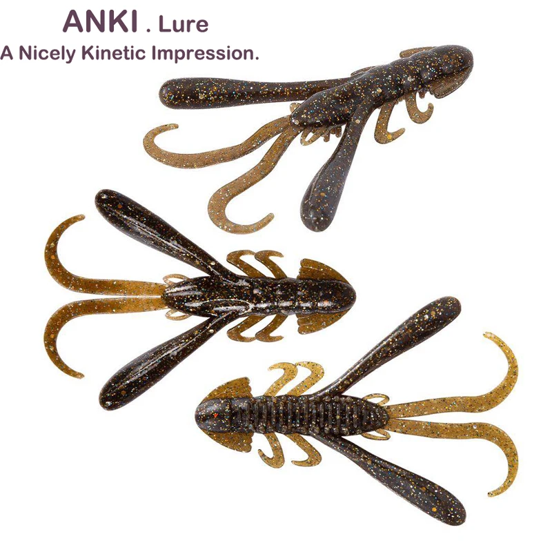 ANKI рыболовная приманка craw 6 г/7 см шт./лот соленый двойной цвет Ароматизированная