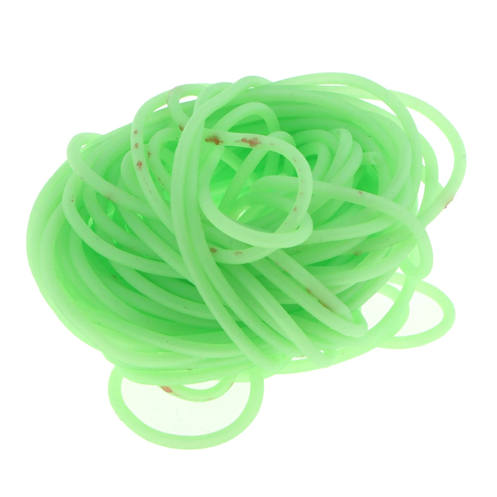 3pcs Soft Plastic Fishing Angling Luminous Green Tube Glow in Dark Carp Sea Fishing Rig Tubing 4m Fishing Tackle Boxes Acce