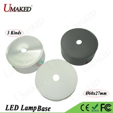 5 шт. светодиодный свет диаметр основания 60x27 мм светло-держатель шланговая база чехол Наборы DIY аксессуары Alumimun база для фары M10 с шестигранным ключом+ переключатель+ фиксированный