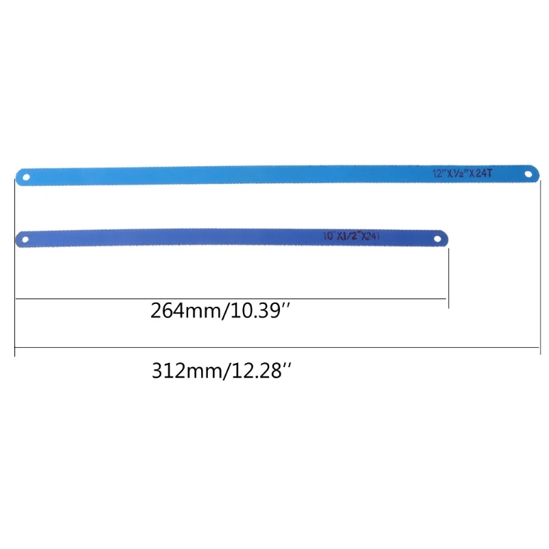 Синий 1" /12" X 24T зубы ножовка пила 50# сталь Металлообработка лезвия для резки металла